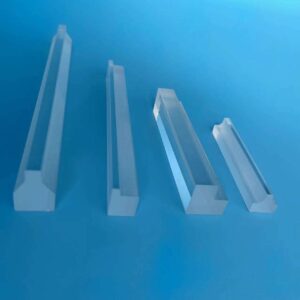 Quartz Bars with Machined Grooves