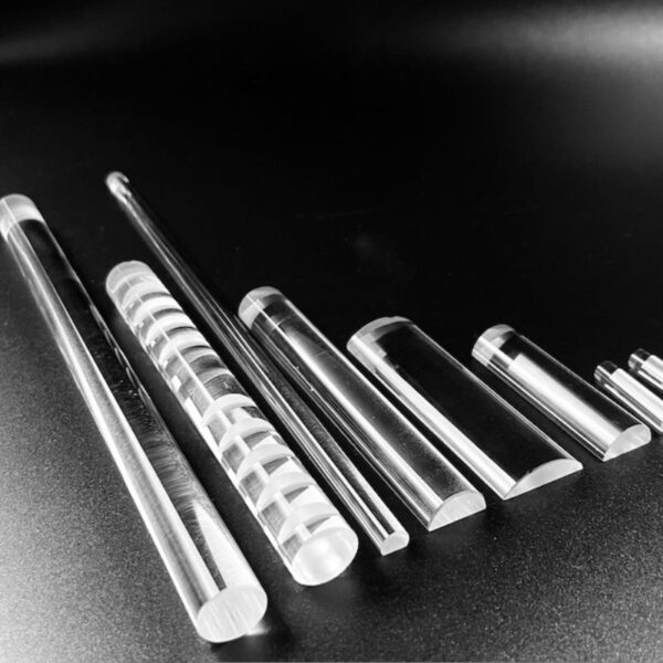 Grooved Rod Quartz Grooved Rod | Precision Machined Fused Silica Rod