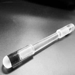 Quartz Rod with Grooved Sections