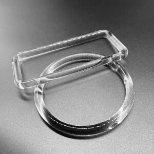 Bent Quartz Rod Ring