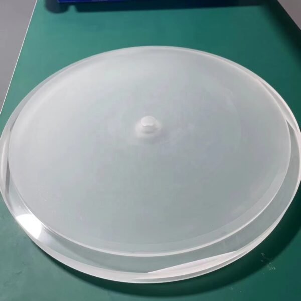 Quartz Round Plate with Center Hole | Fused Silica Disc