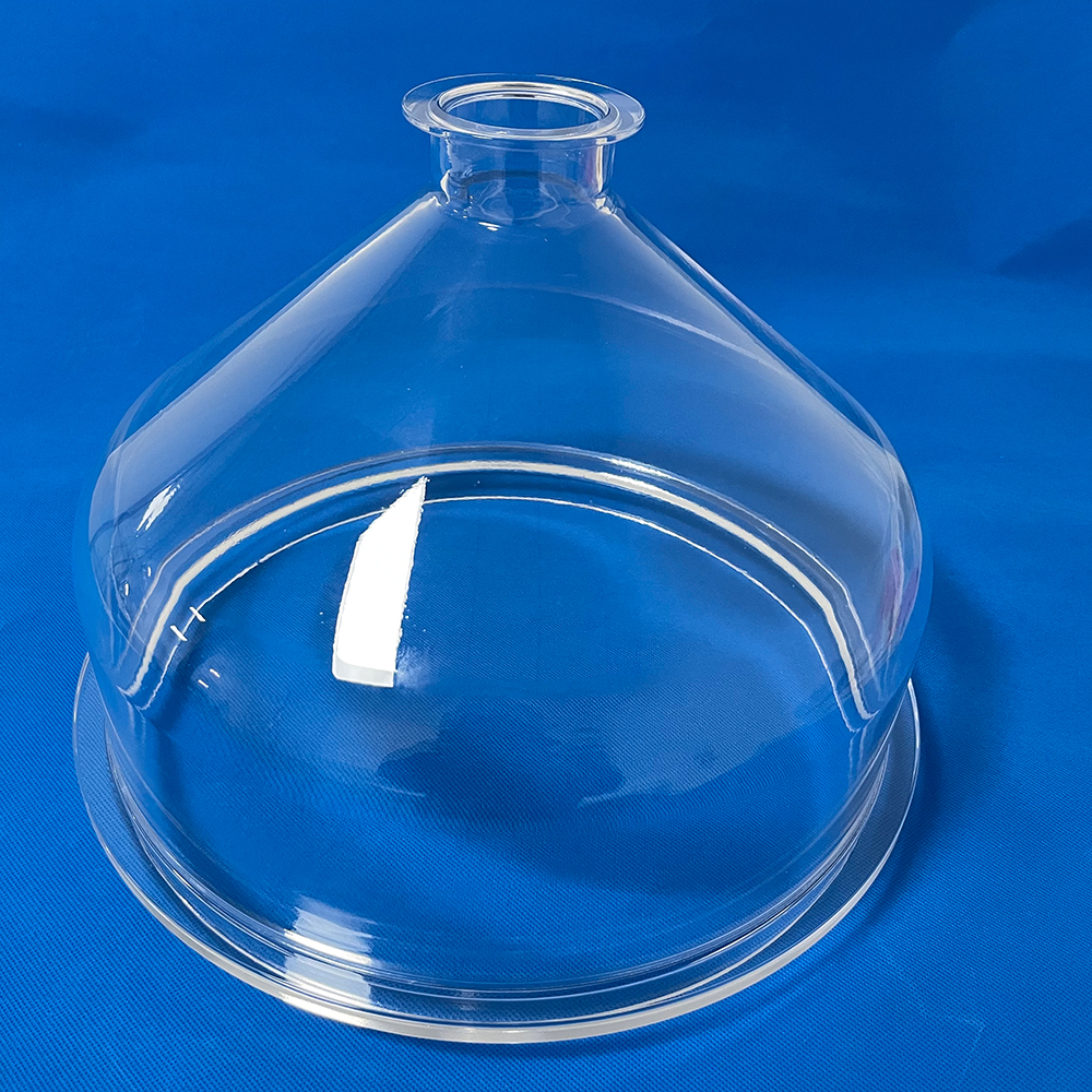 Custom Quartz Glass Bell Jar | Fused Silica Dome Manufacturer