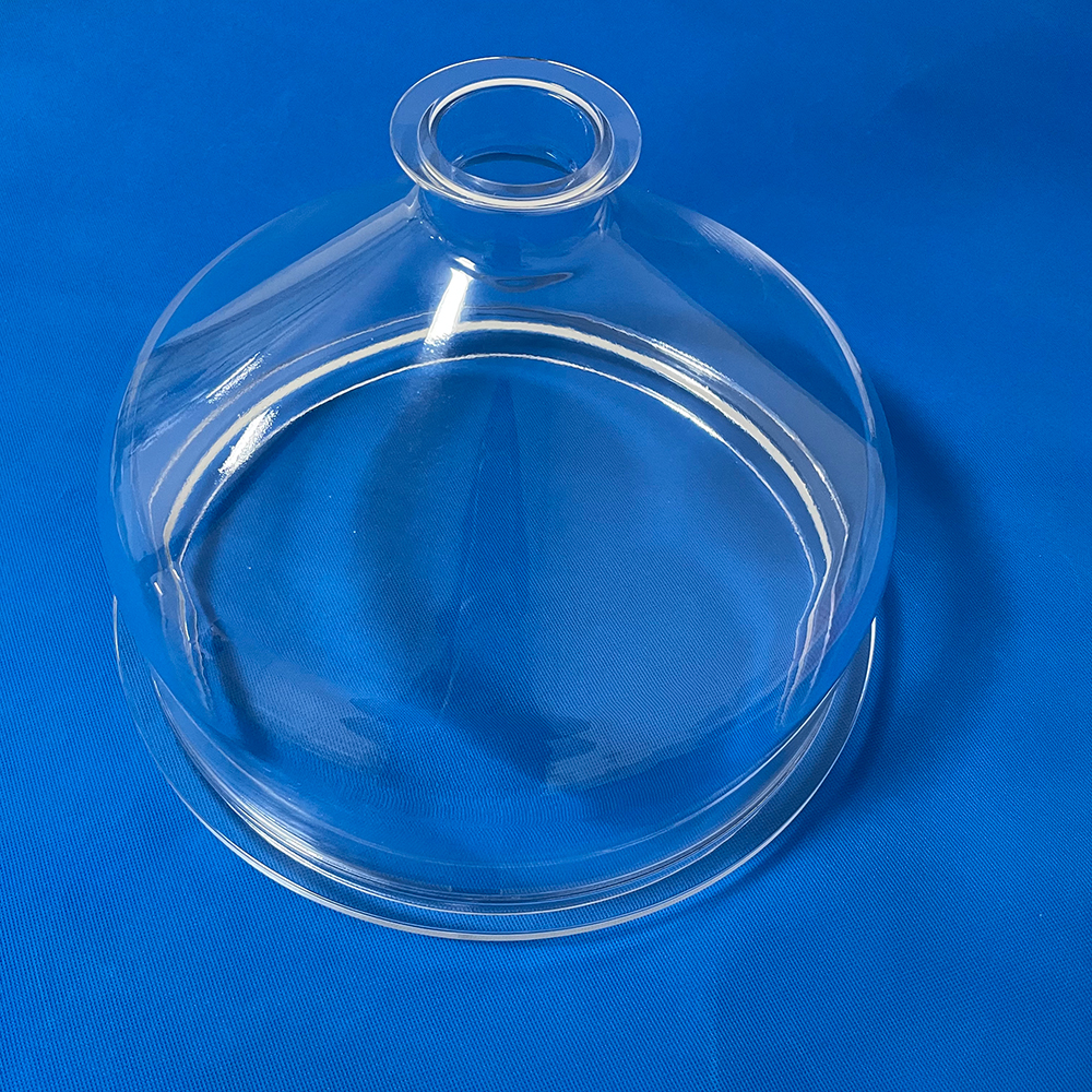 transparent quartz glass dome